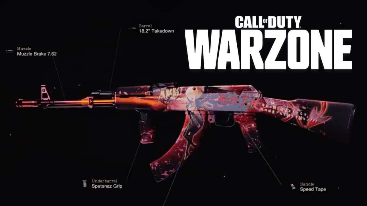 Warzone cursed angel ak-47 blueprint Warzone