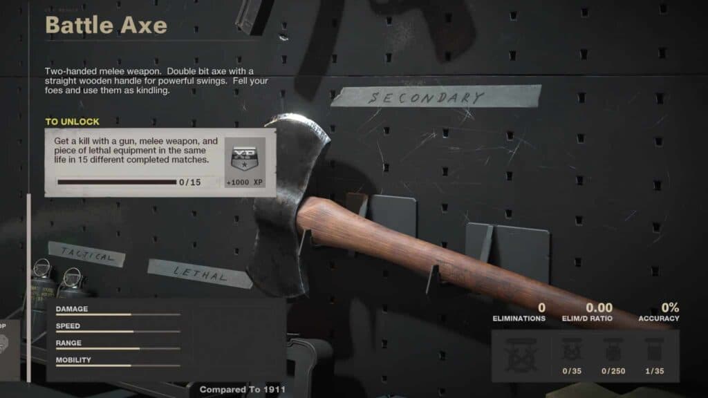 Battle Axe in Black Ops Cold War Season 6