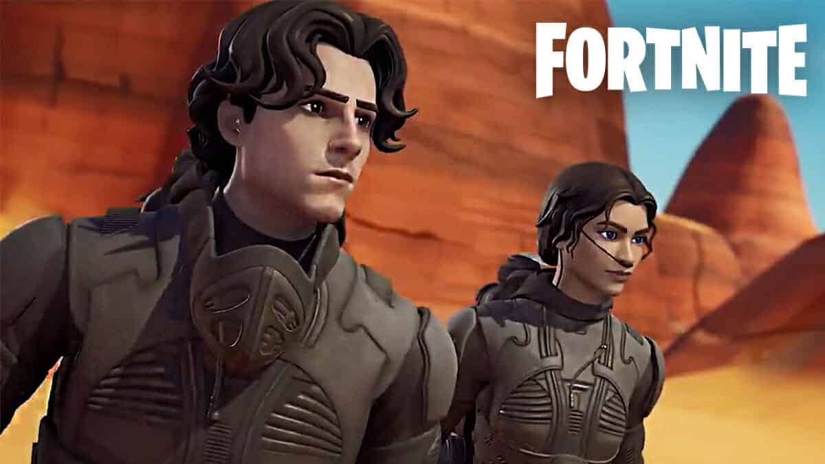 Dune skins in Fortnite