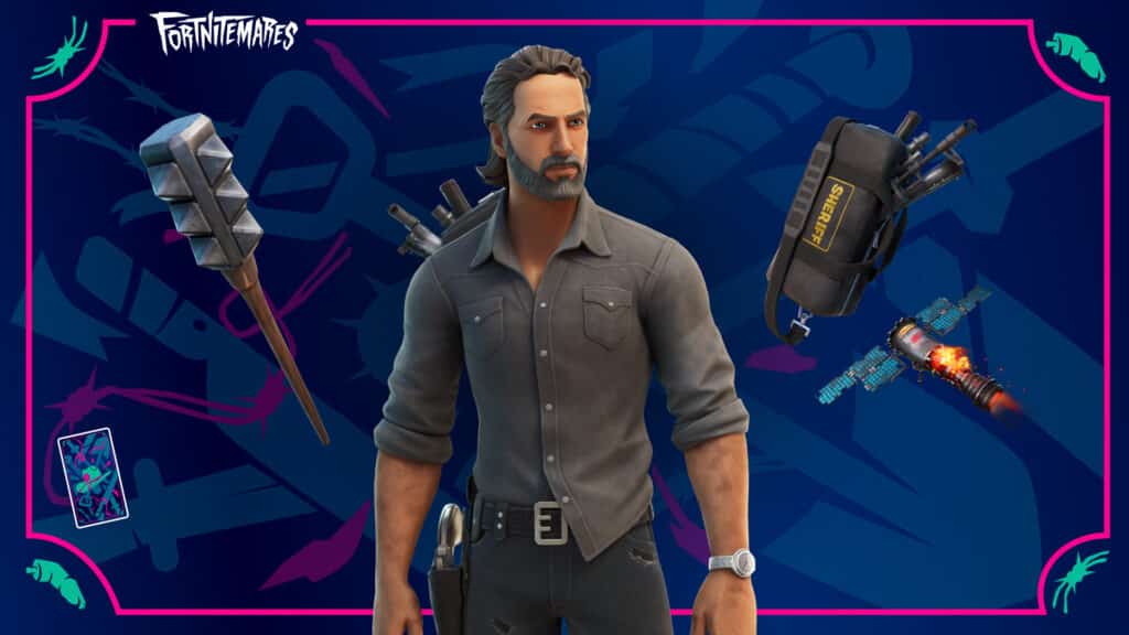 Rick Grimes bundle in Fortnite