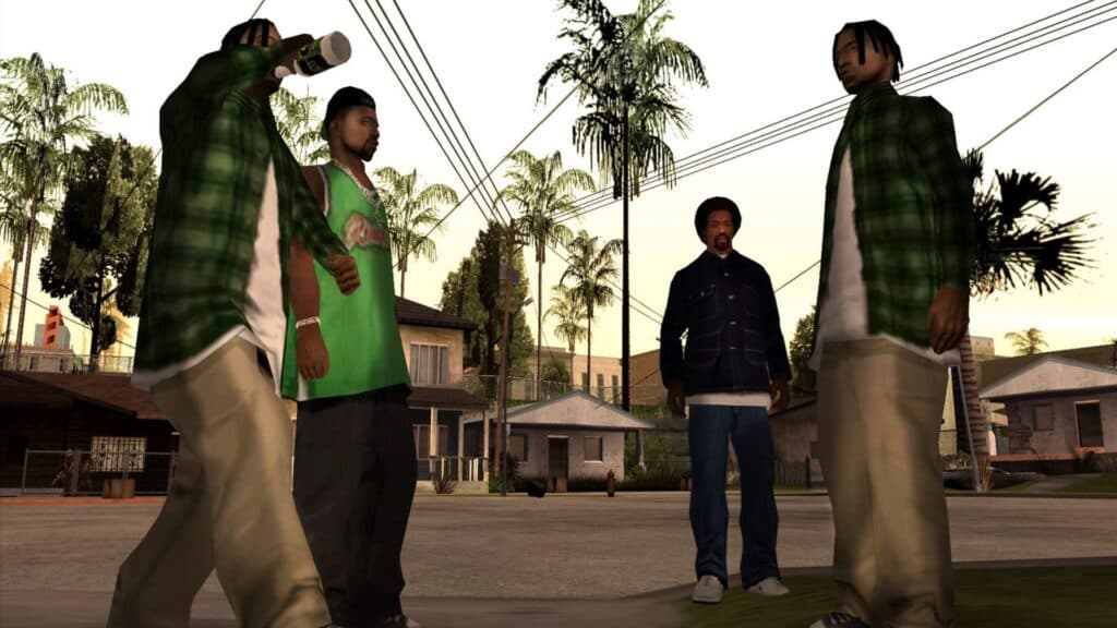 cutscene in gta san andreas