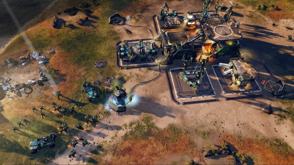 Halo Wars 2 gameplay - base building