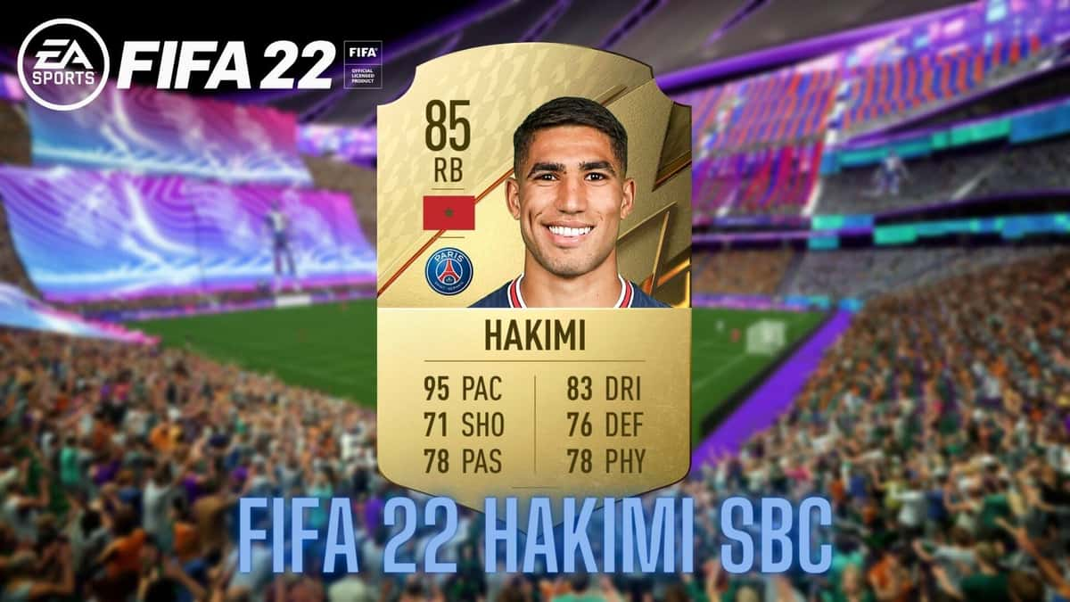 fifa 22 hakimi player card