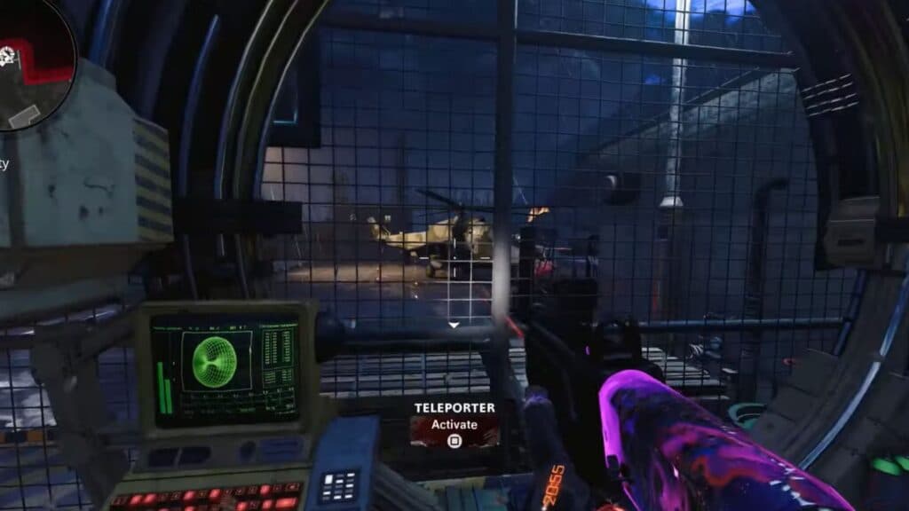 first teleporter in forsaken's zombies map