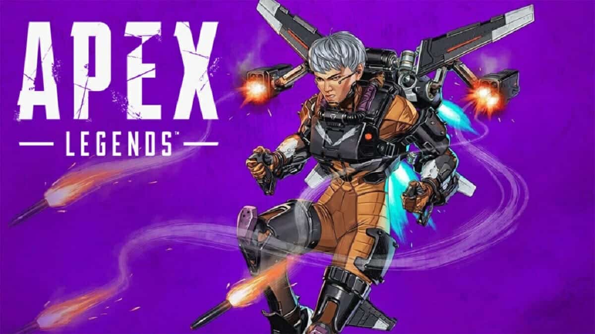 Valkyrie firing rockets in Apex Legends