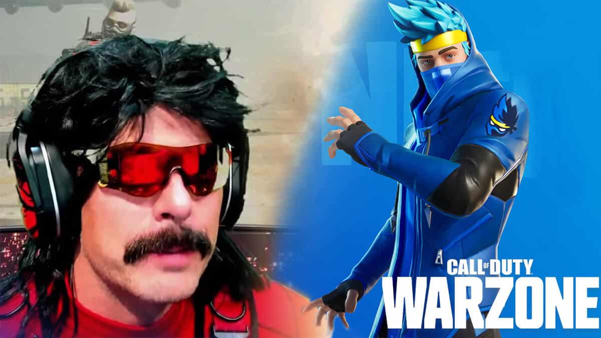 Warzone Dr Disrespect and Fortnite Icon Series Ninja skin