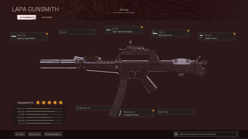 Best Warzone LAPA loadout attachments