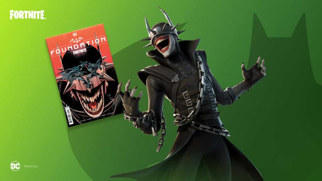 Fortnite the batman who laughs skin and comic book