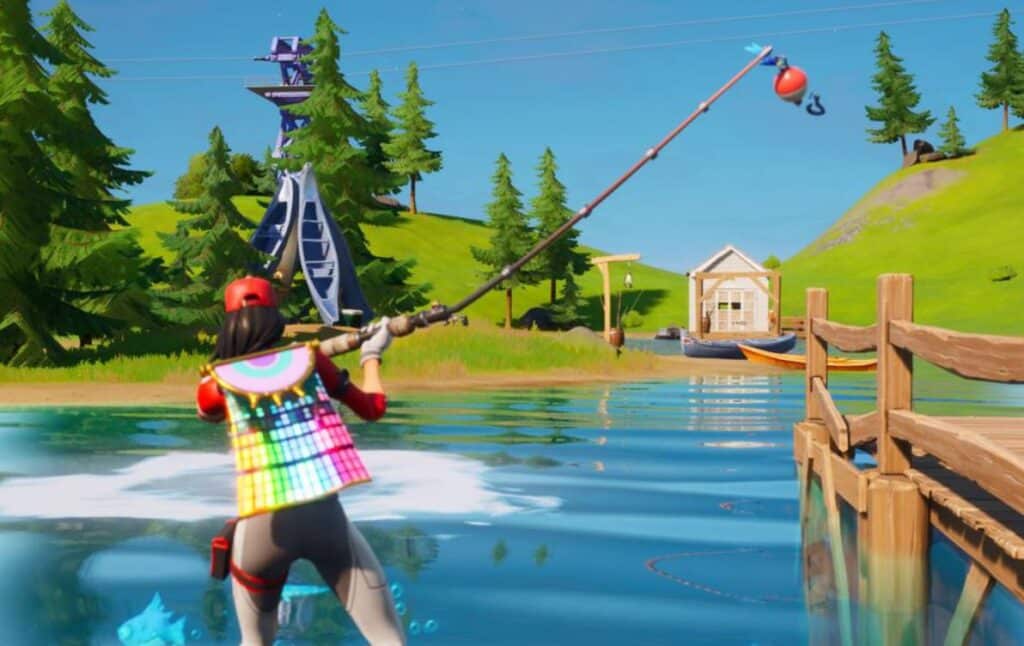 Fishing in Fortnite