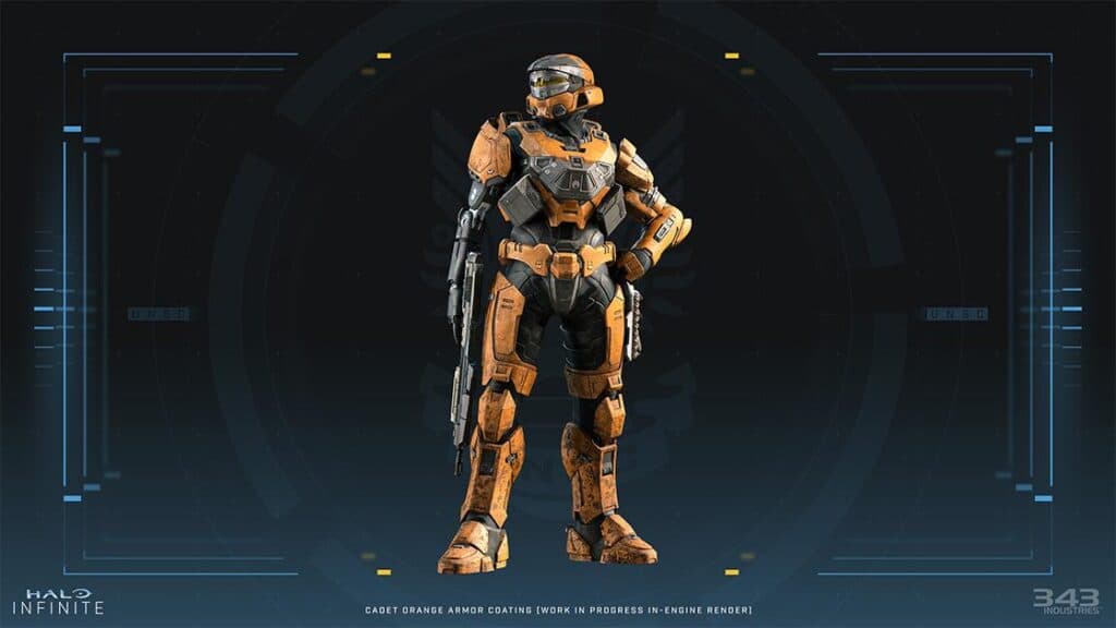 halo infinite orange armor coating