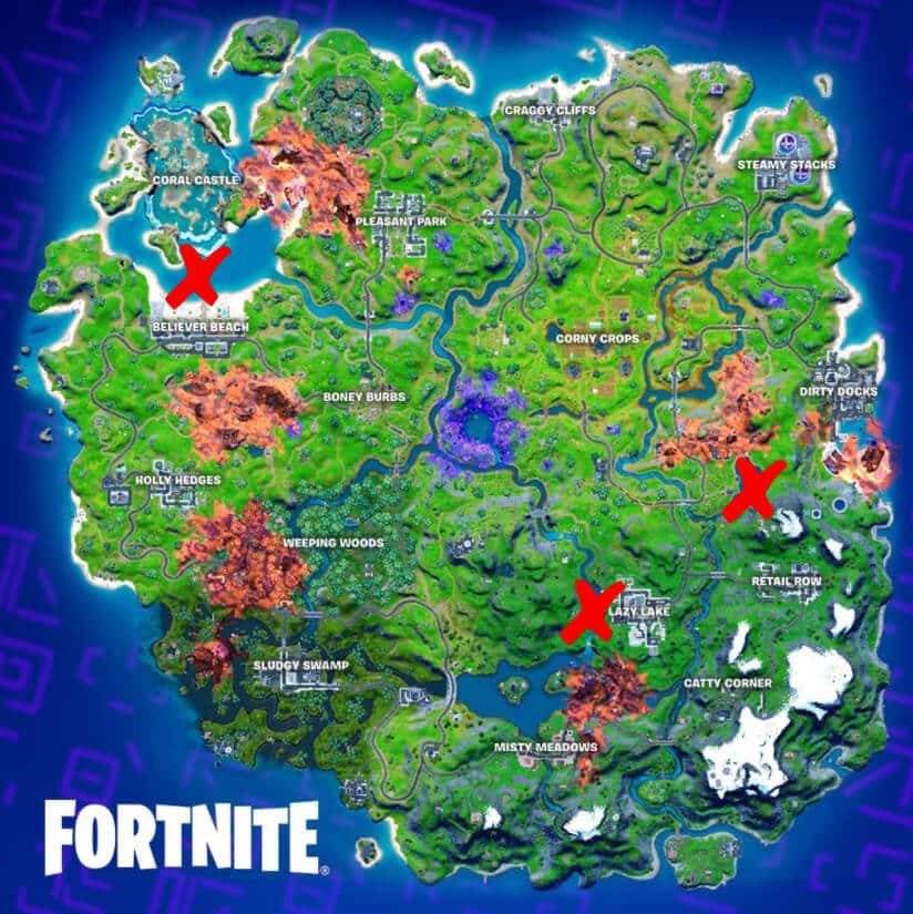 Fortnite fishing spot locations