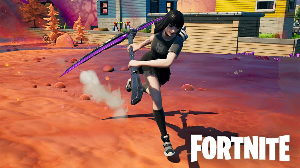 sideways scythe in Fortnite