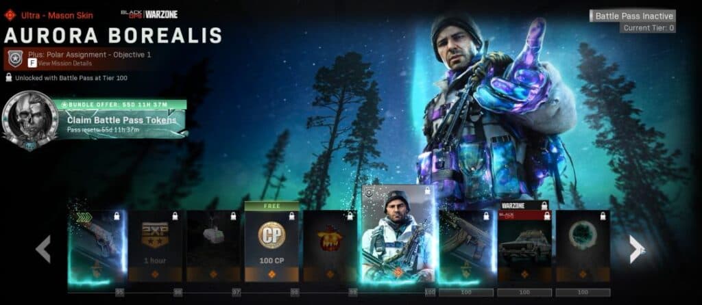 Warzone and Black Ops Cold War Season 6 Battle Pass Rewards