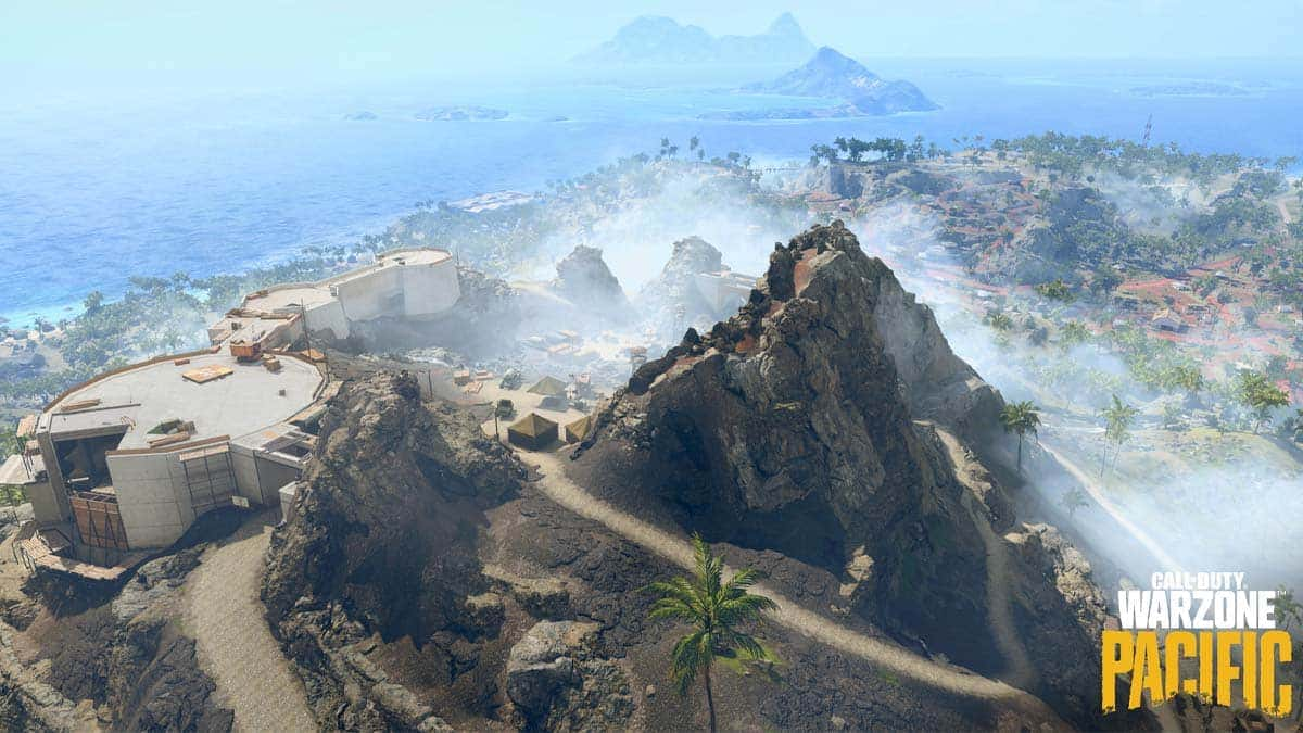 Warzone Pacific Caldera Map