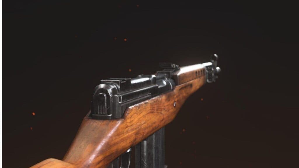 angled shot of the svt-40 in cod vanguard