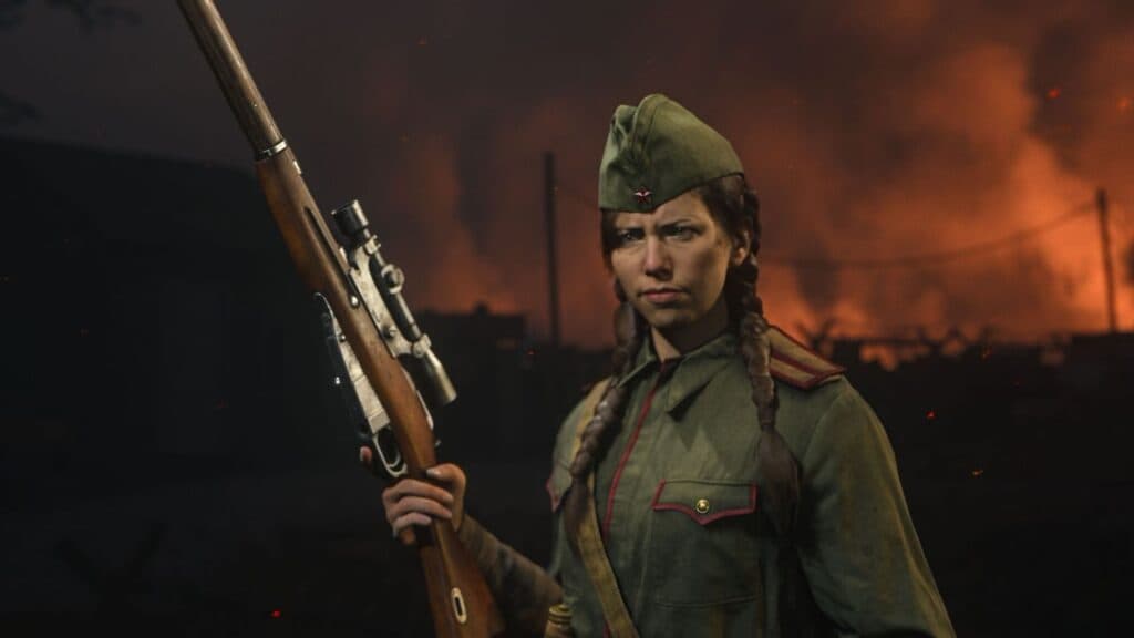 poilna petrova holding sniper in vanguard