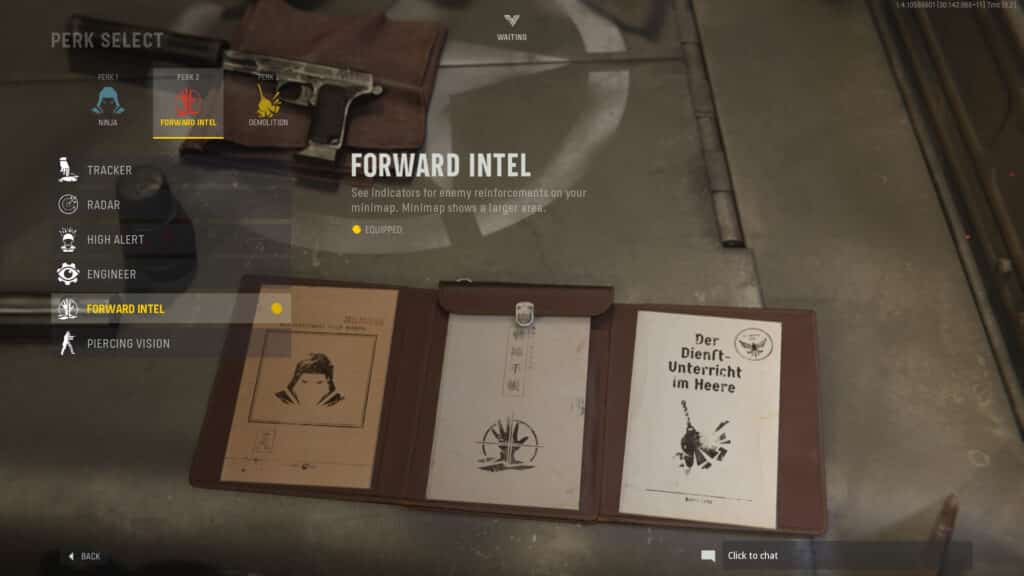 Forward Intel Perk in CoD Vanguard