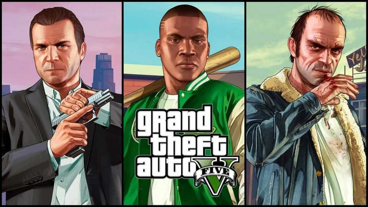 franklin, michael, and trevor in gta 5 art