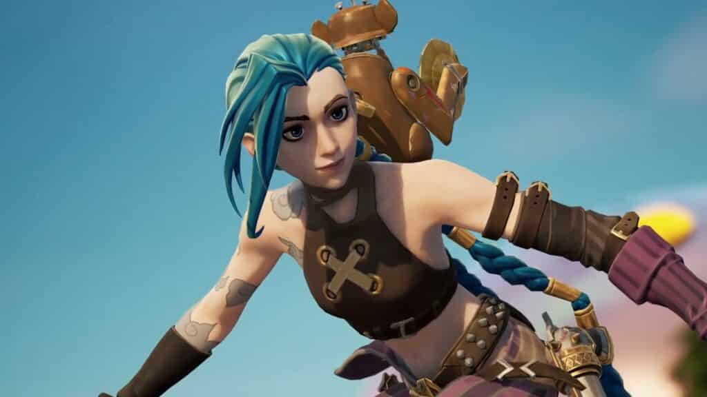 Jinx skin in fortnite