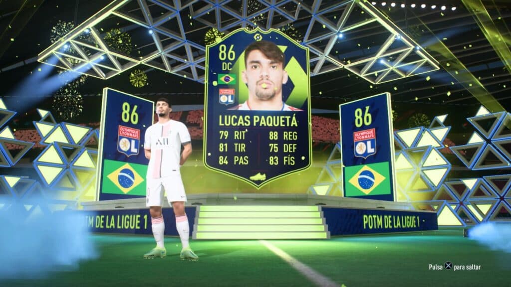 POTM Paqueta walkout animation