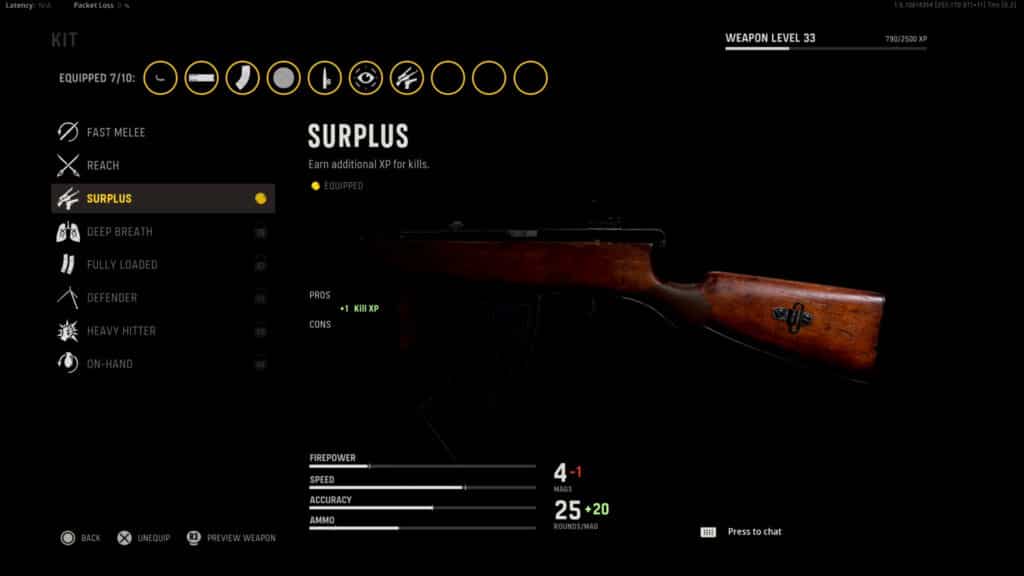 Surplus kit in CoD: Vanguard