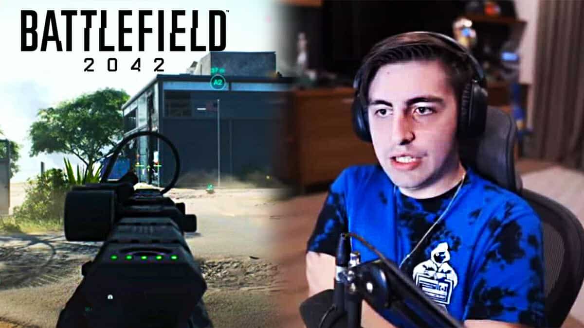 Shroud and Battlefield 2042 weapon