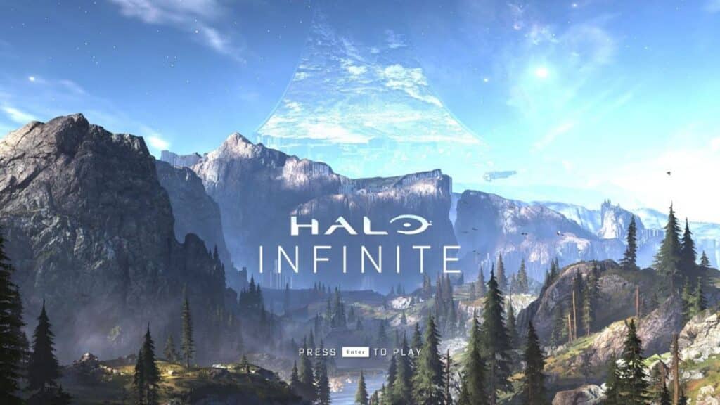 halo infinite main menu screen