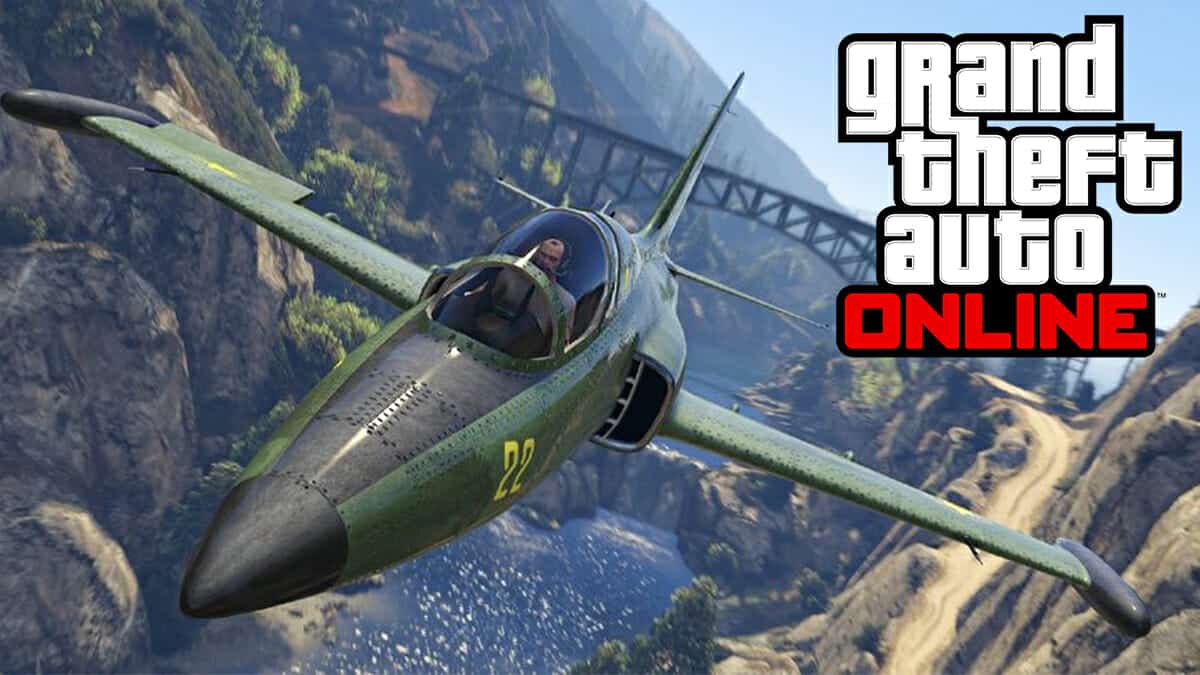 Trevor flying a jet in GTA 5