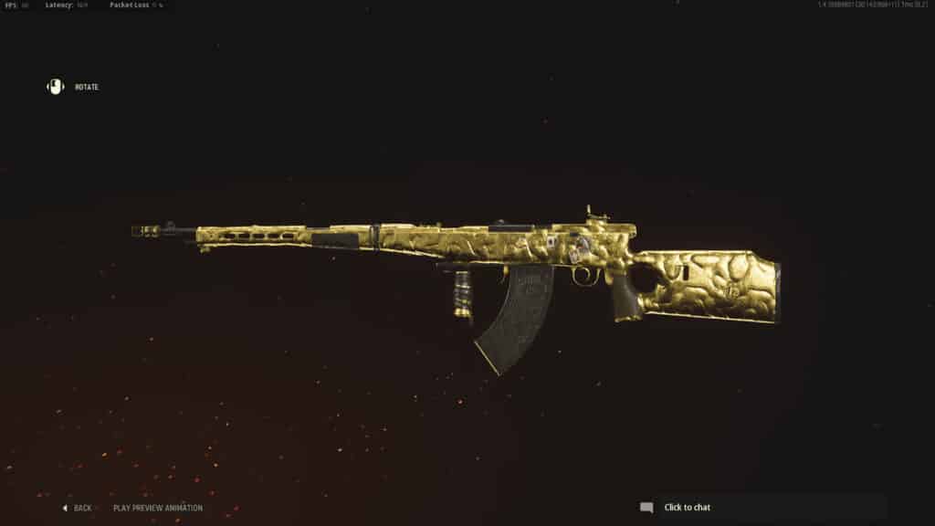 Automaton gold camo Vanguard