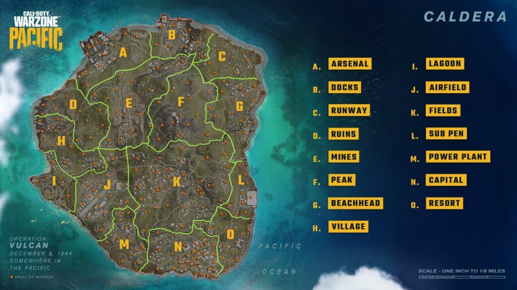 caldera map