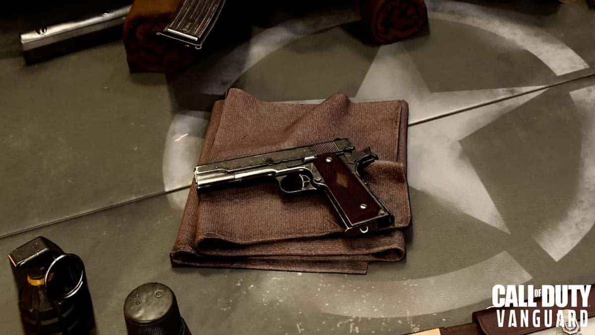 1911 pistol in Vanguard