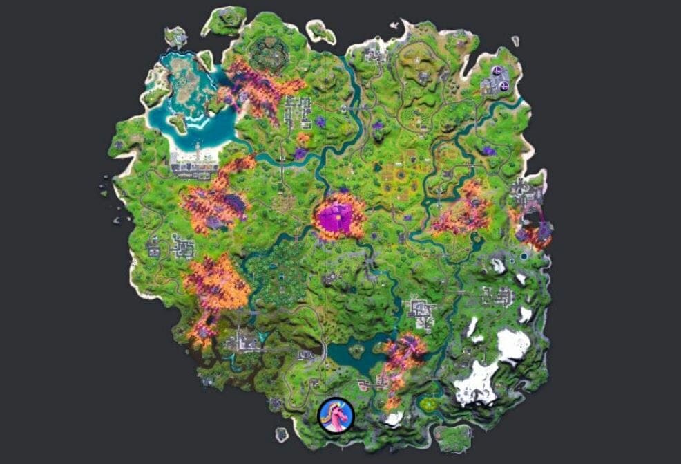 Fabio Sparklemane location in Fortnite