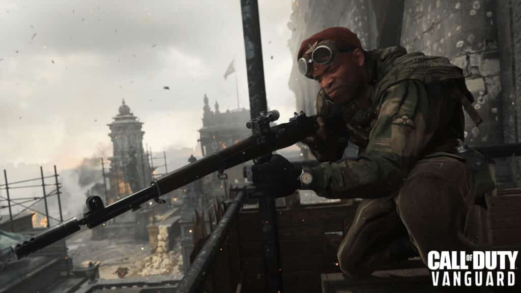 Arthur sniping in cod vanguard