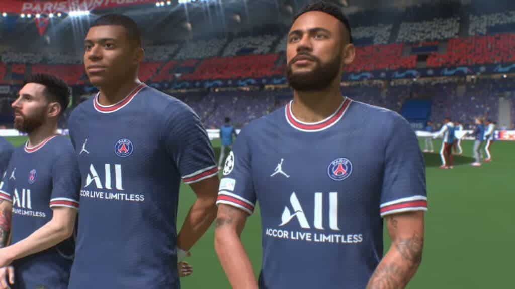 Neymar, Mbappe, Messi PSG FIFA 22