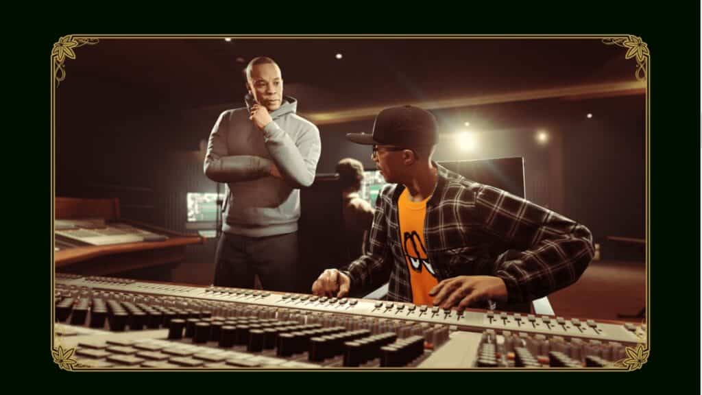 dr dre and lamar in gta online