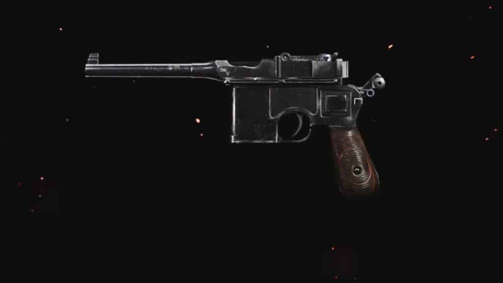 Machine pistol handgun vanguard