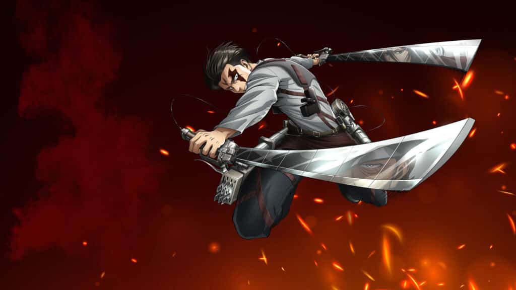 Vanguard Warzone attack on titan character