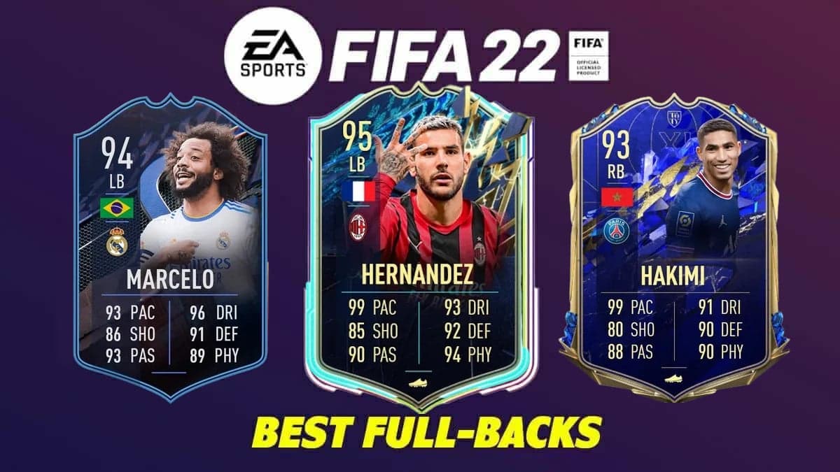 FIFA 22 full backs and logo