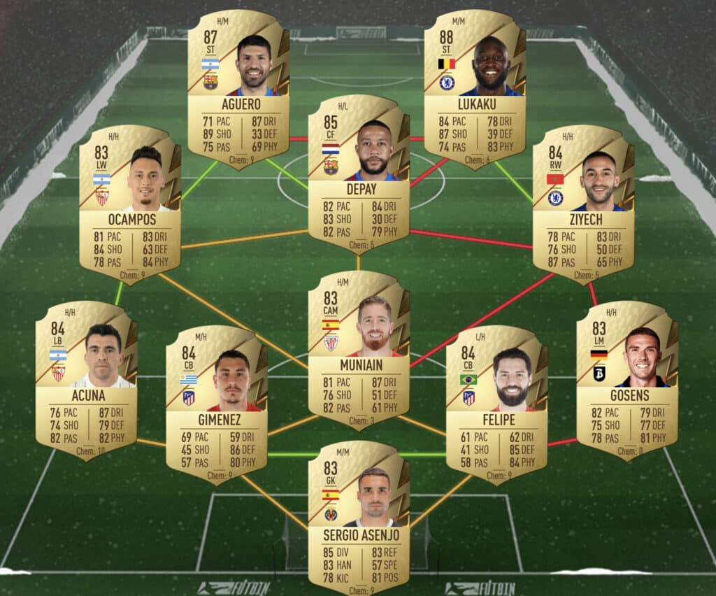 League Finesse SBC solution