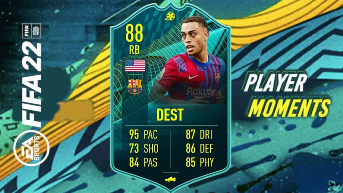 Dest player moments SBC FUT