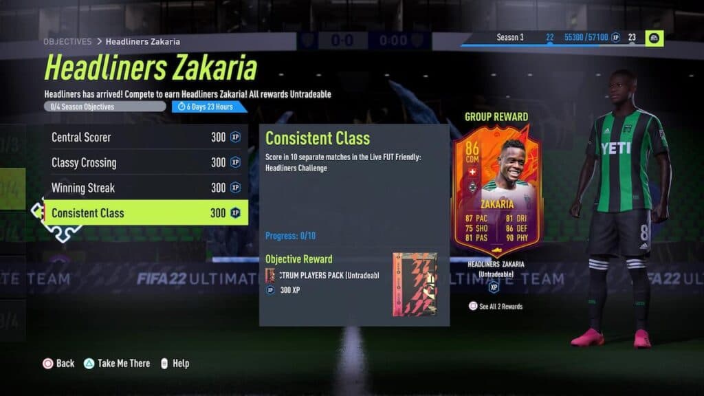 Zakaria Headliners Objective requirements