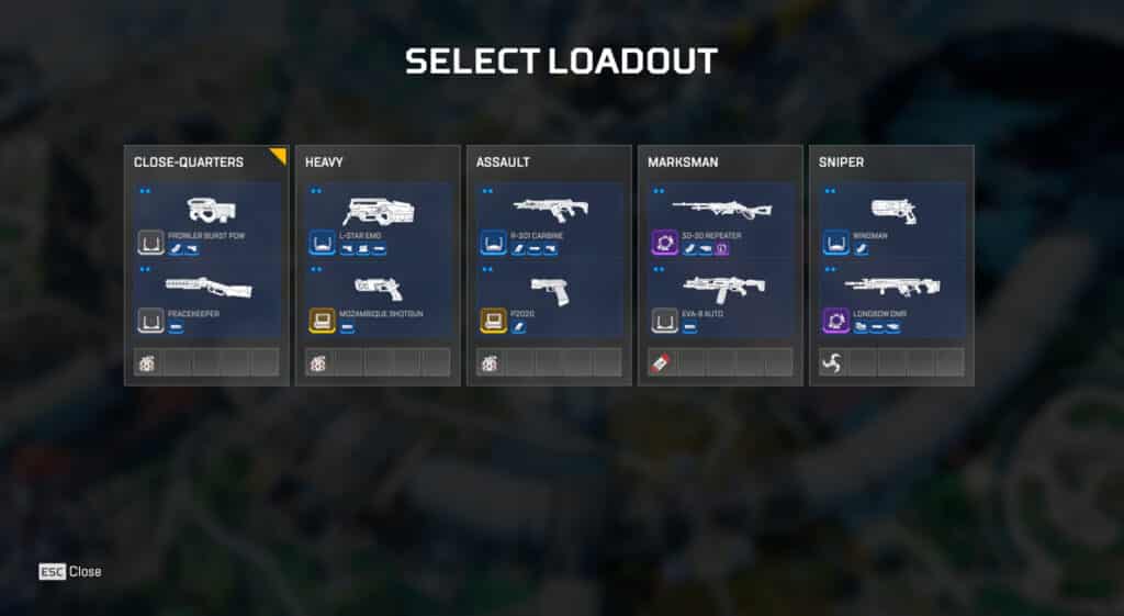 apex legends control loadouts