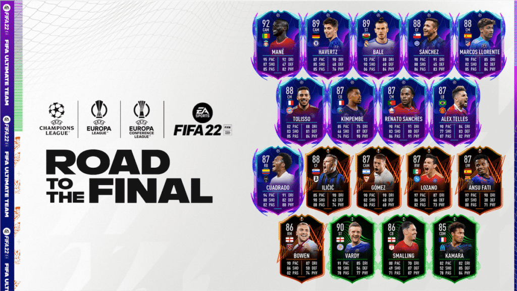 FIFA 22 RTTF players