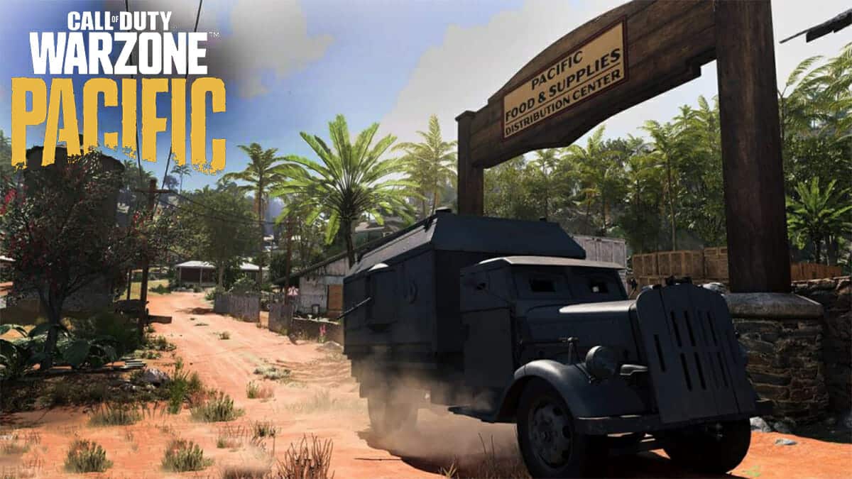 Armored truck in Warzone Pacific