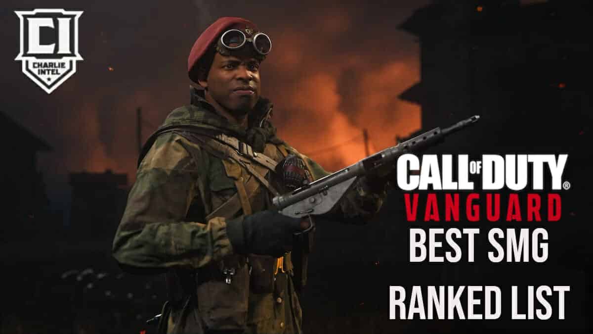 Best Vanguard SMG ranked list