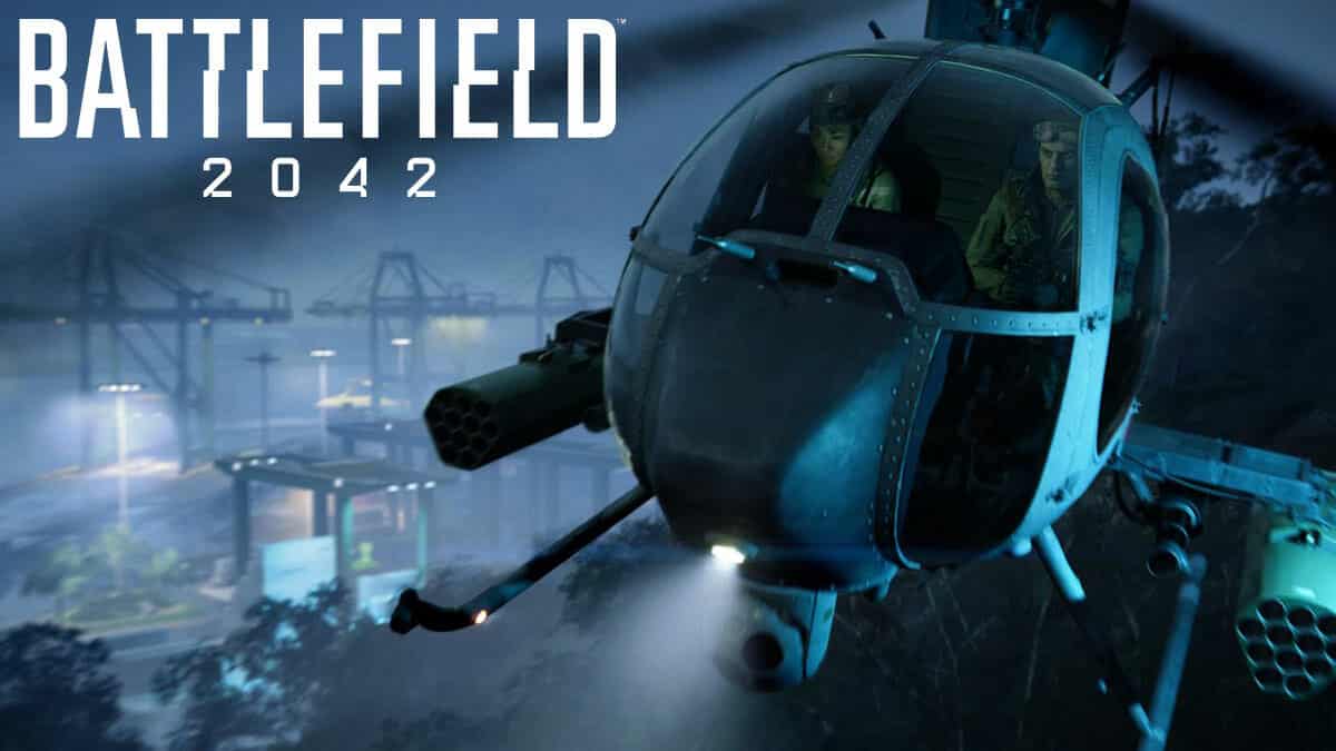 helicopter flying in battlefield 2042