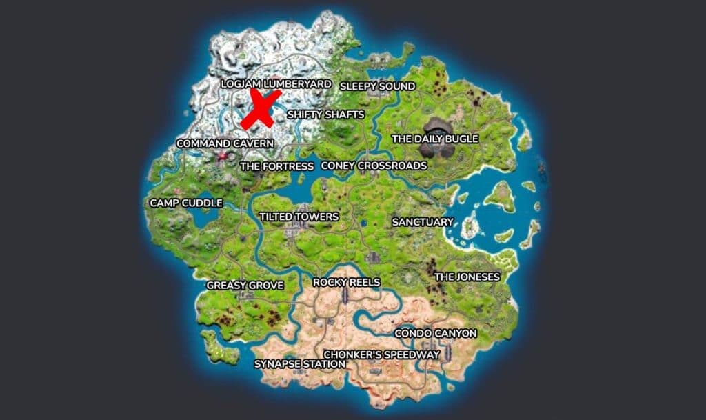 Fortnite Logjam Lumberyard location