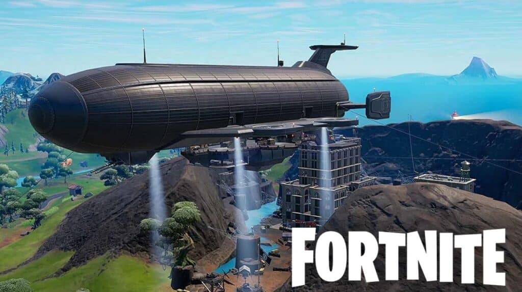 IO Airship in Fortnite