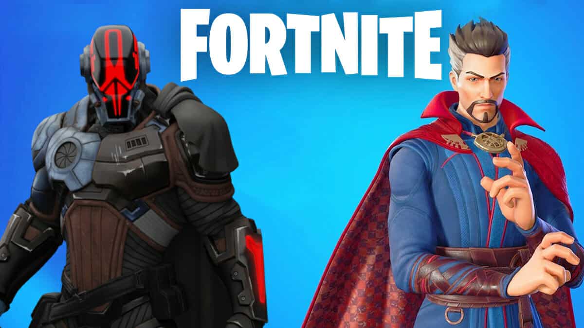 Foundation and Doctor Strange in Fortnite