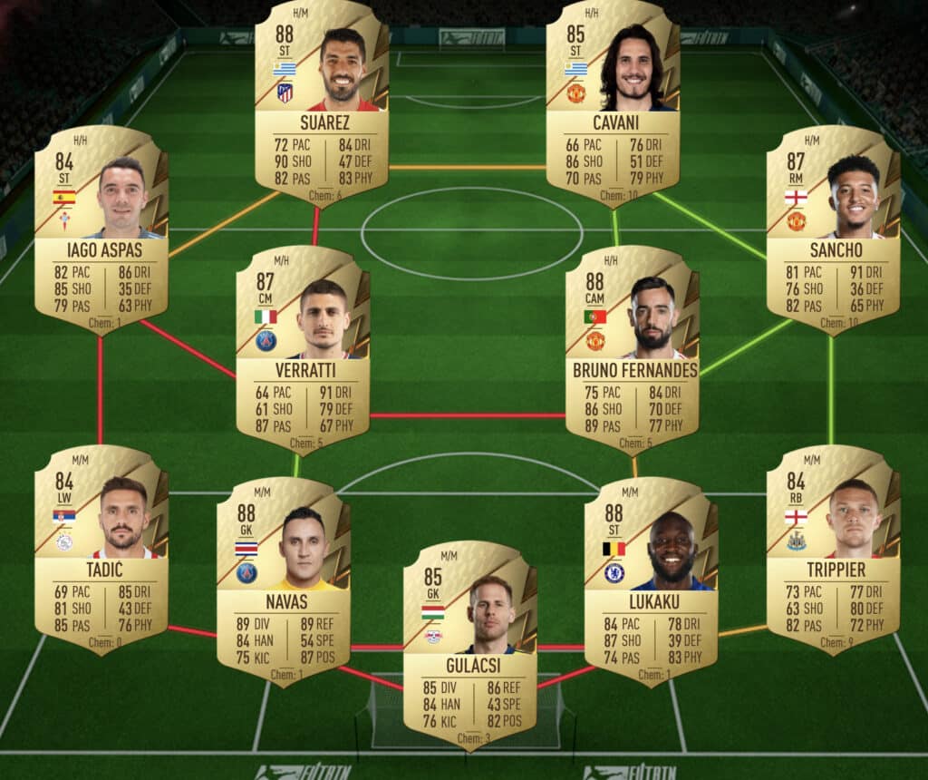 Spain SBC solution FIFA 22